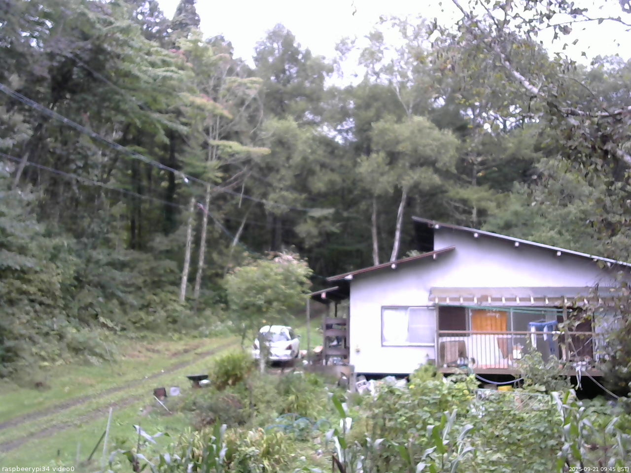 長野県菅平高原 ゆたか山荘 西側(坂上) 2025/09/21 09:45