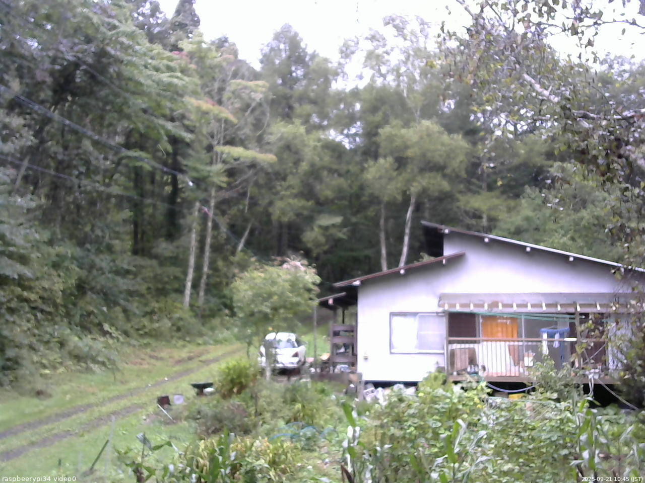 長野県菅平高原 ゆたか山荘 西側(坂上) 2025/09/21 10:45