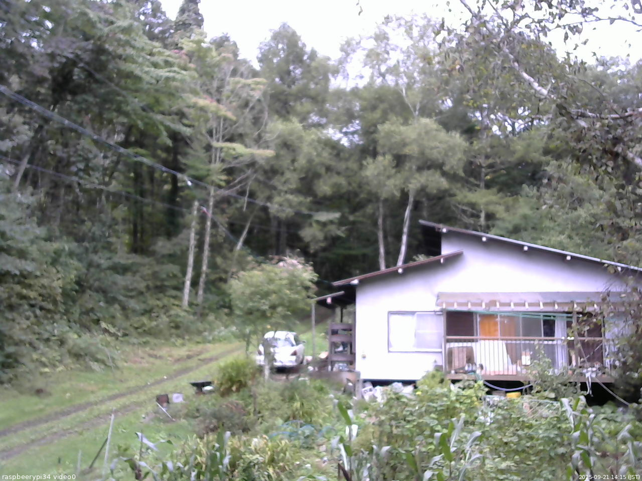 長野県菅平高原 ゆたか山荘 西側(坂上) 2025/09/21 14:15