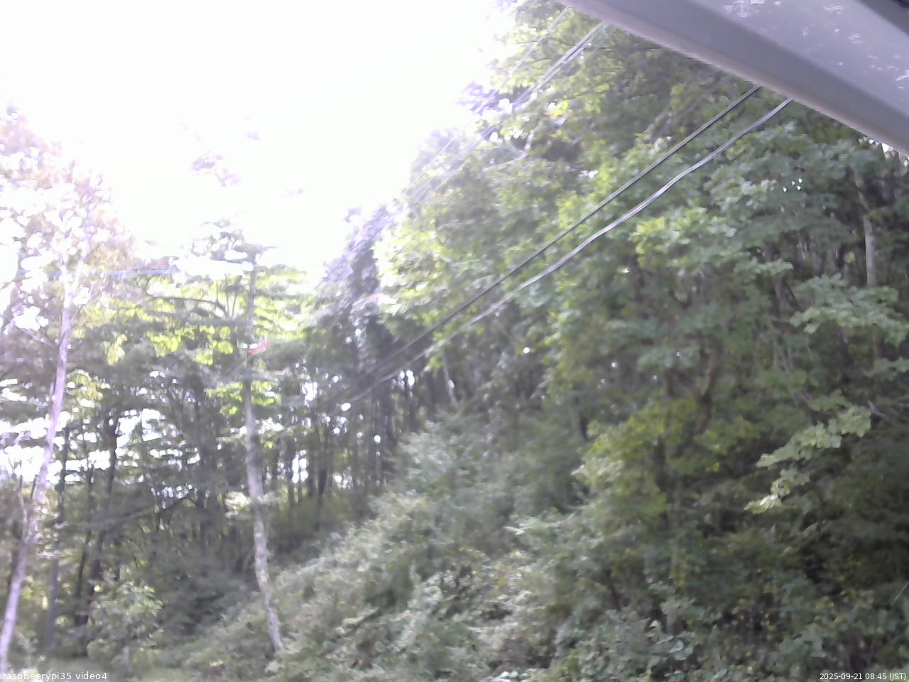 長野県菅平高原 ゆたか山荘 東側上空 2025/09/21 08:45