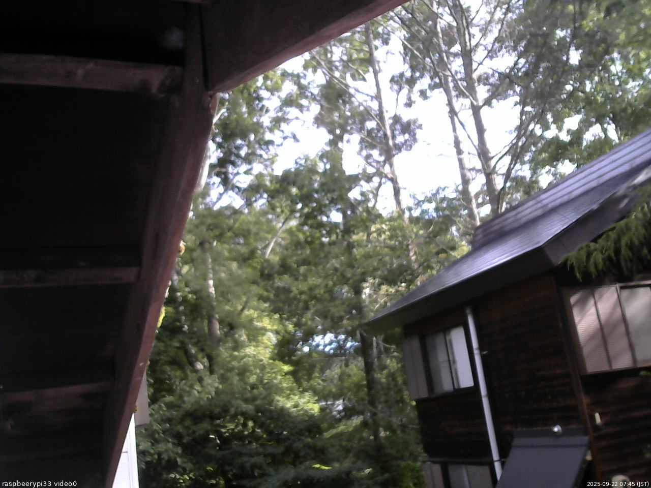 長野県菅平高原 ゆたか山荘 北側 2025/09/22 07:45