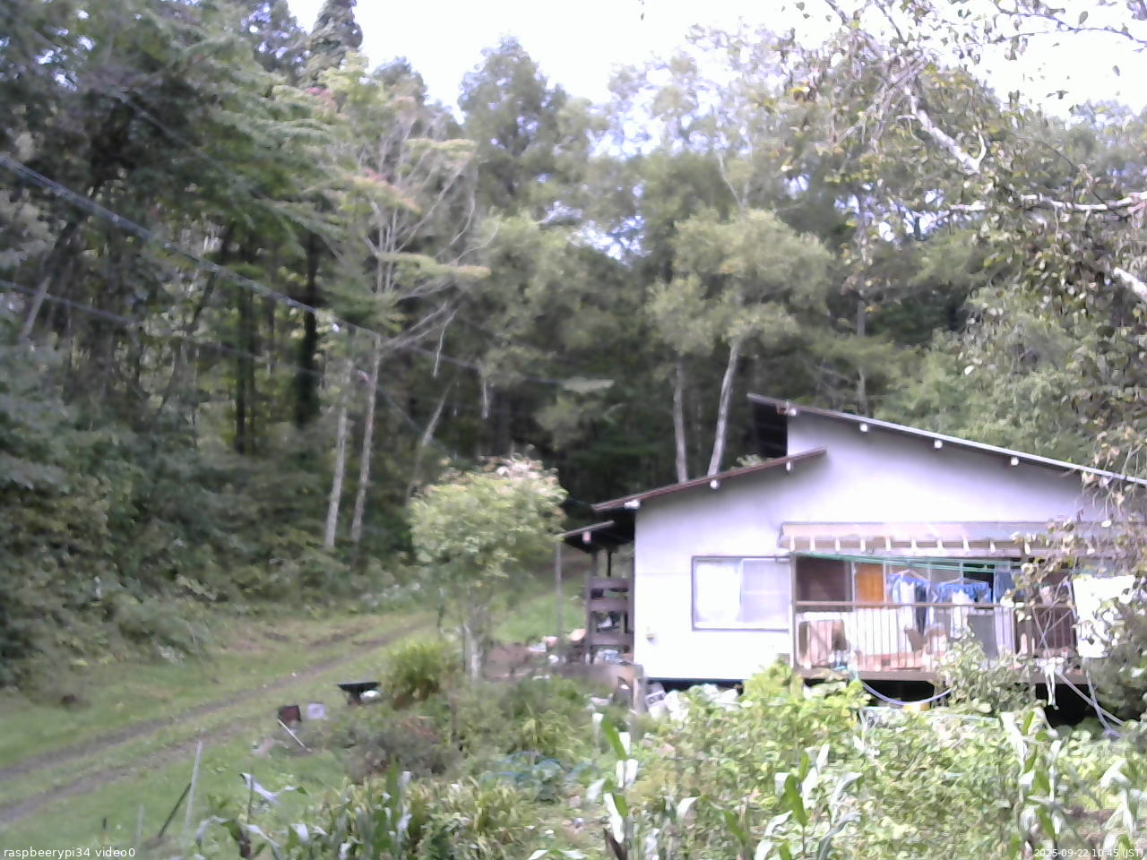 長野県菅平高原 ゆたか山荘 西側(坂上) 2025/09/22 10:45