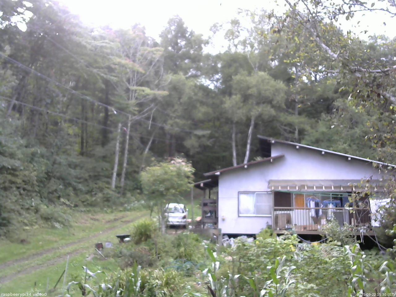 長野県菅平高原 ゆたか山荘 西側(坂上) 2025/09/22 15:30