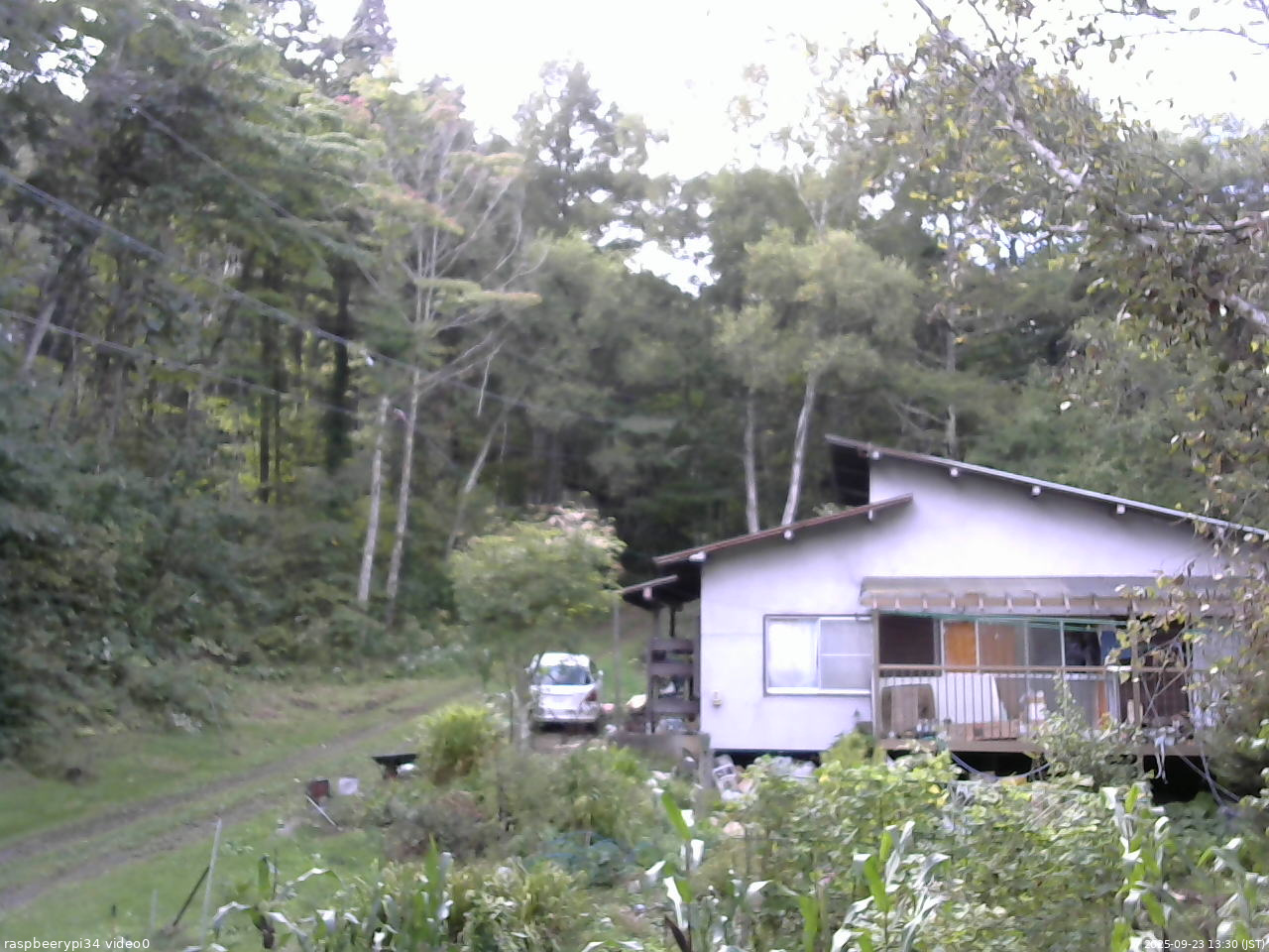 長野県菅平高原 ゆたか山荘 西側(坂上) 2025/09/23 13:30