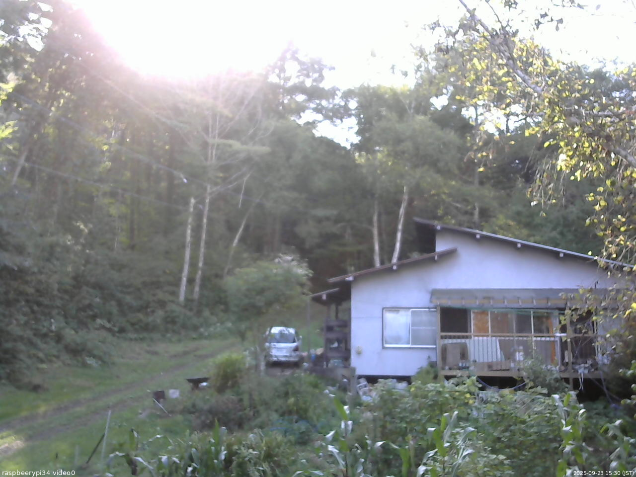 長野県菅平高原 ゆたか山荘 西側(坂上) 2025/09/23 15:30