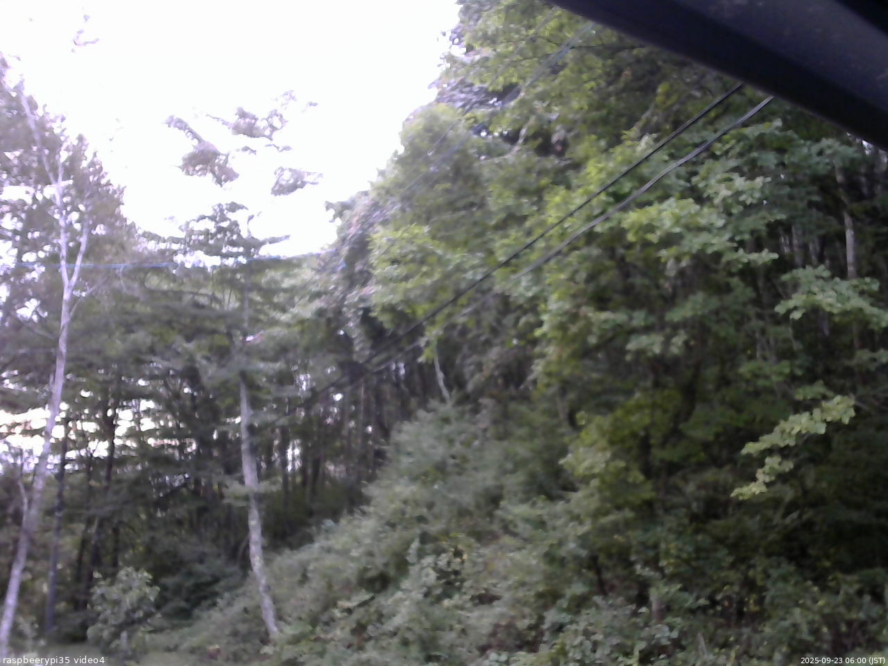 長野県菅平高原 ゆたか山荘 東側上空 2025/09/23 06:00