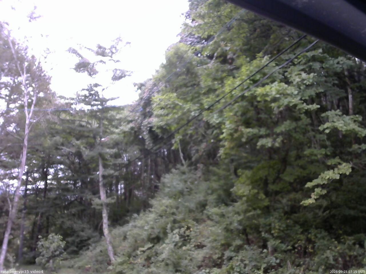 長野県菅平高原 ゆたか山荘 東側上空 2025/09/23 07:15