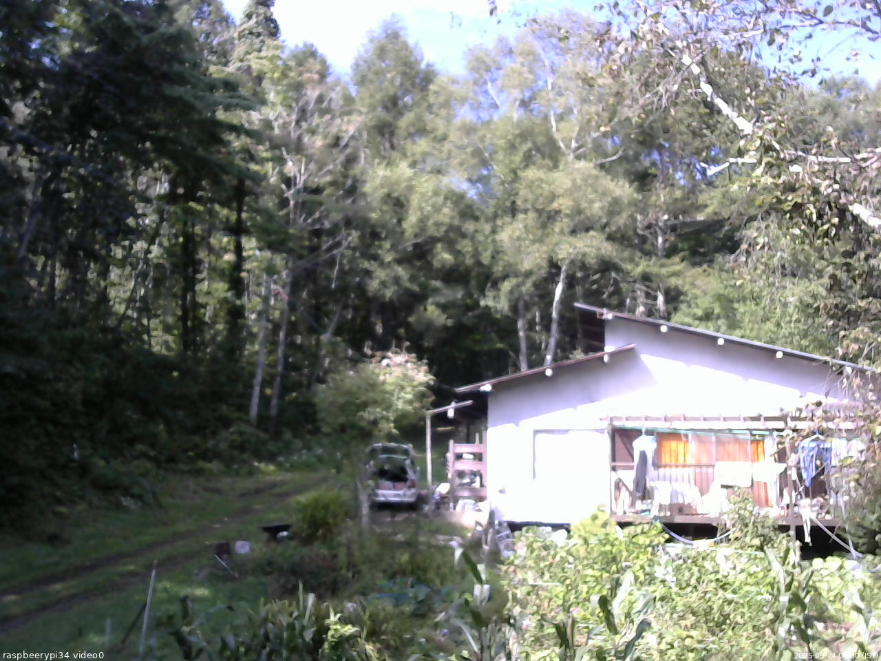 長野県菅平高原 ゆたか山荘 西側(坂上) 2025/09/24 09:30