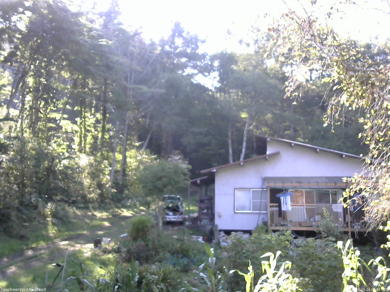 長野県菅平高原 ゆたか山荘 西側(坂上) 2025/09/24 14:45