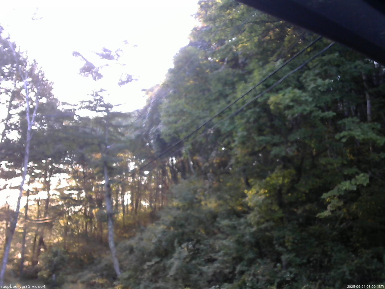 長野県菅平高原 ゆたか山荘 東側上空 2025/09/24 06:00