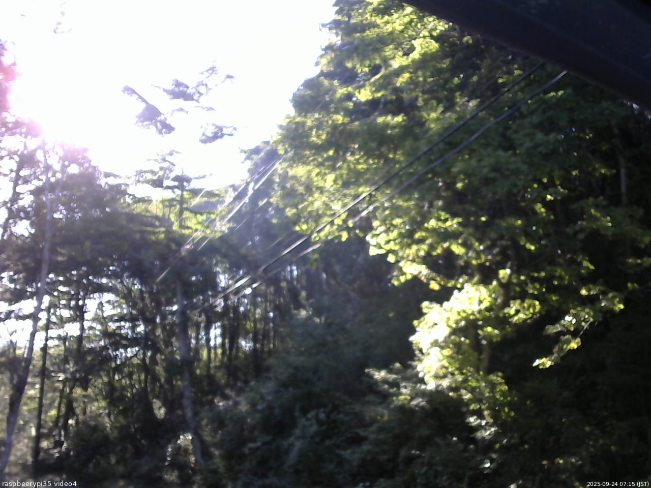 長野県菅平高原 ゆたか山荘 東側上空 2025/09/24 07:15