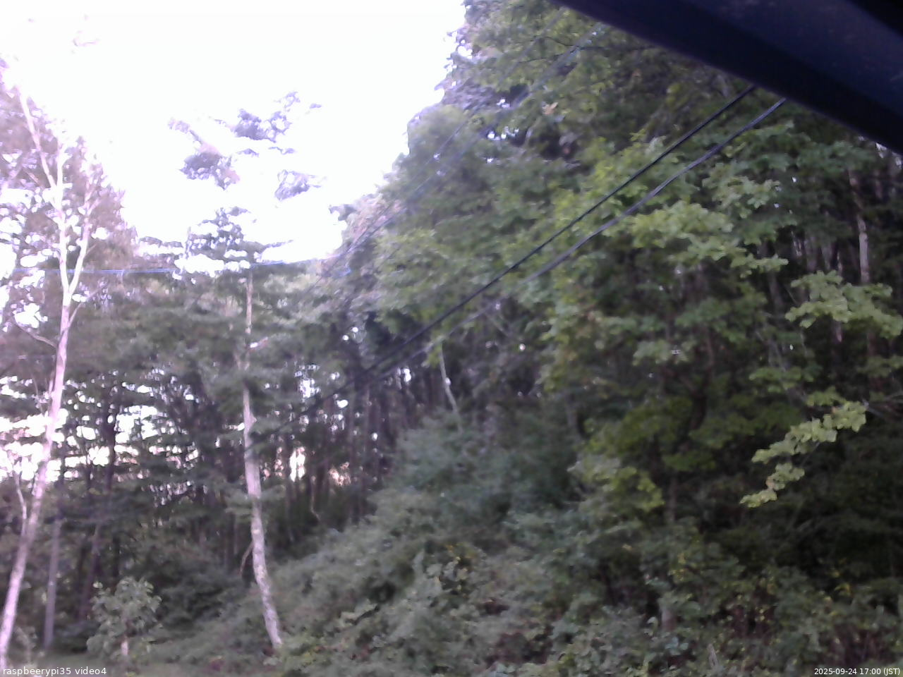 長野県菅平高原 ゆたか山荘 東側上空 2025/09/24 17:00