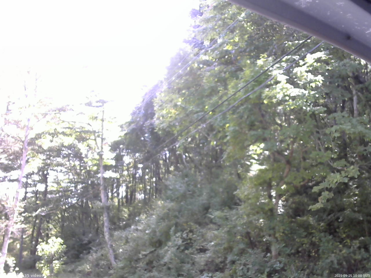 長野県菅平高原 ゆたか山荘 東側上空 2025/09/25 10:00