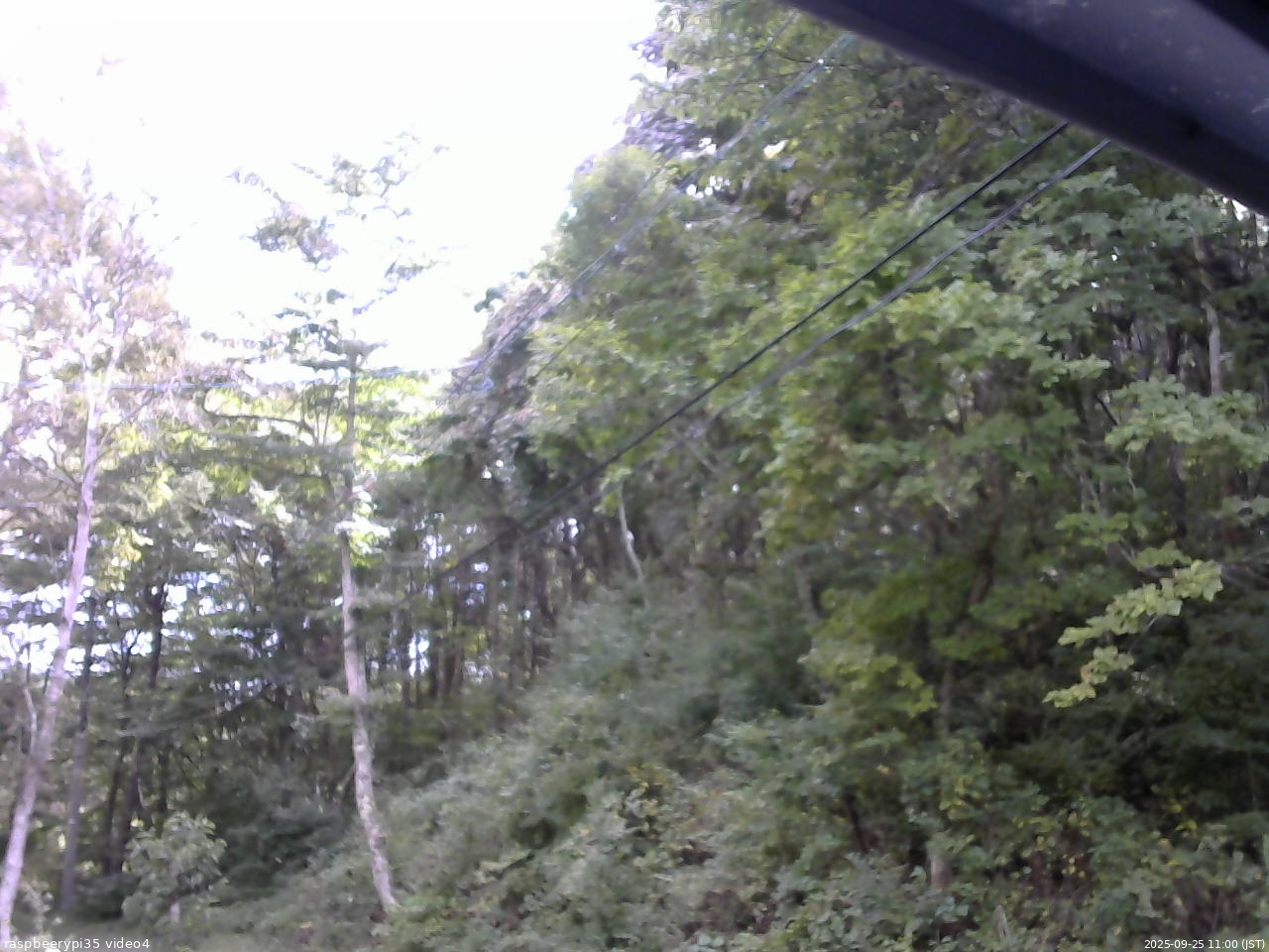 長野県菅平高原 ゆたか山荘 東側上空 2025/09/25 11:00