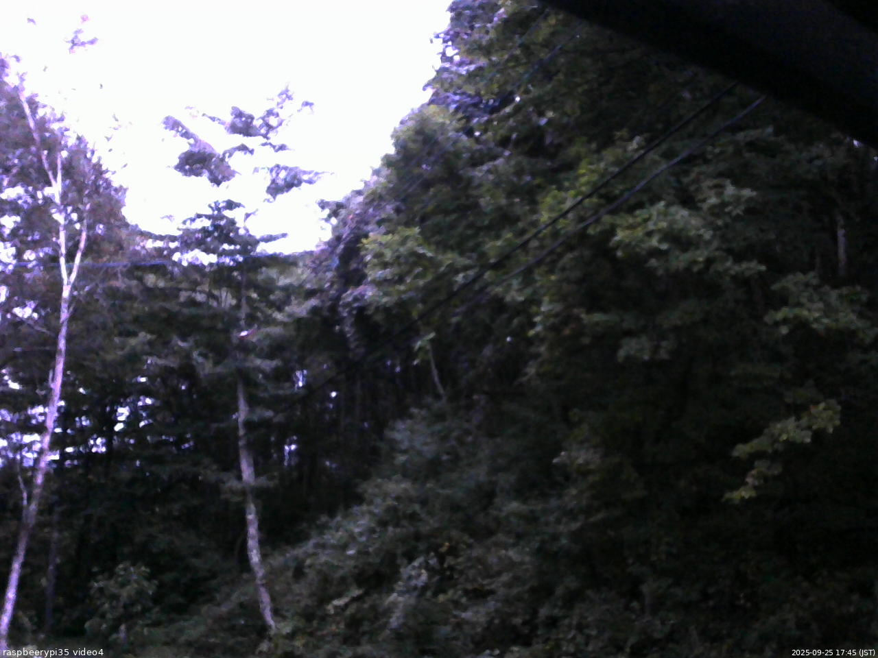 長野県菅平高原 ゆたか山荘 東側上空 2025/09/25 17:45