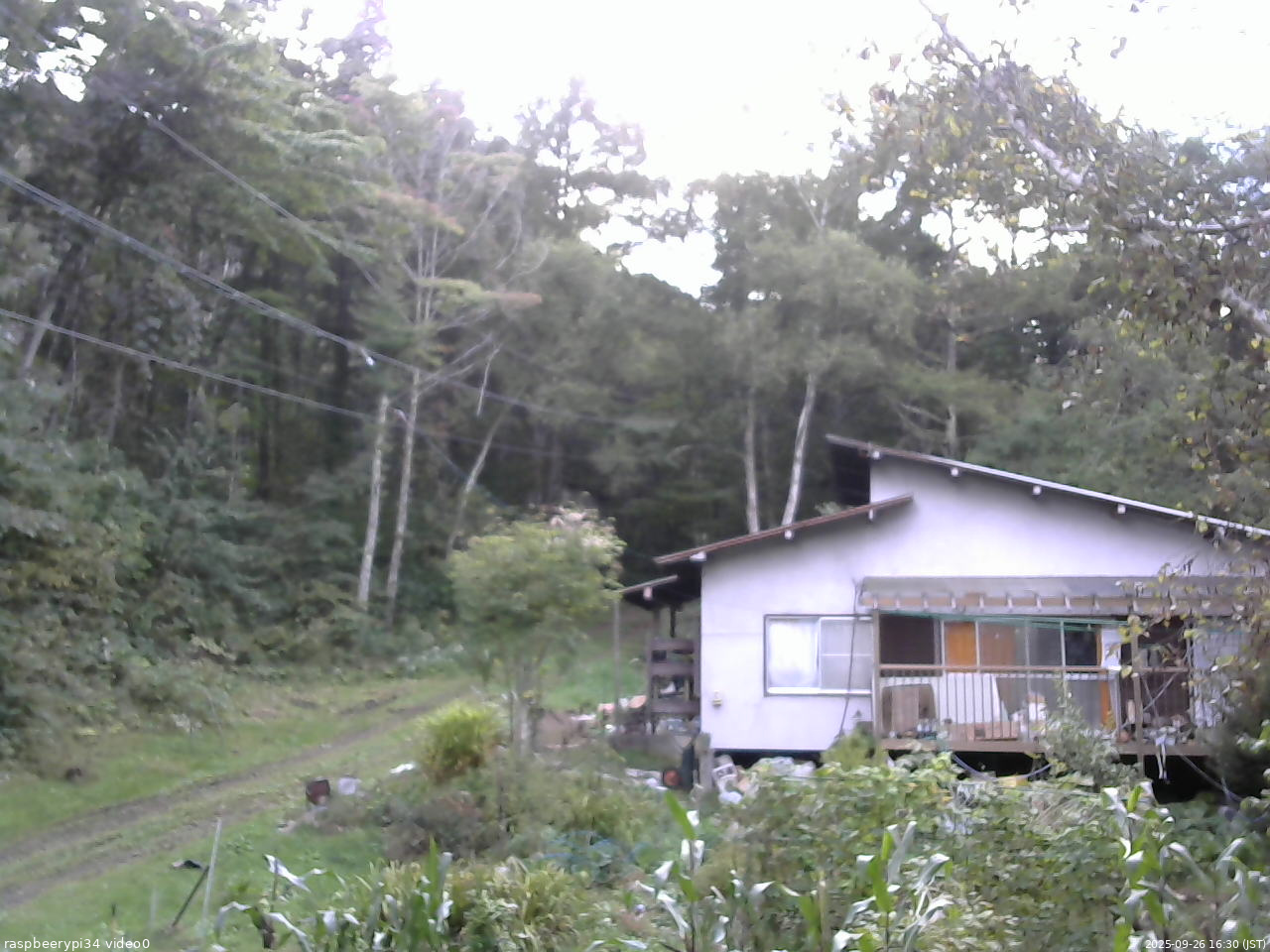 長野県菅平高原 ゆたか山荘 西側(坂上) 2025/09/26 16:30