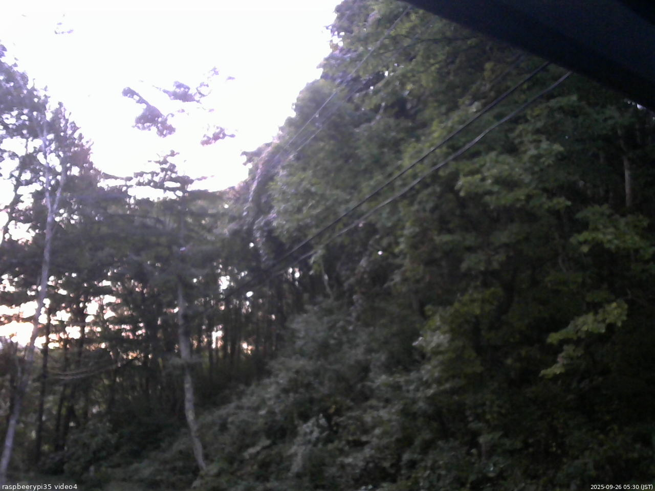 長野県菅平高原 ゆたか山荘 東側上空 2025/09/26 05:30