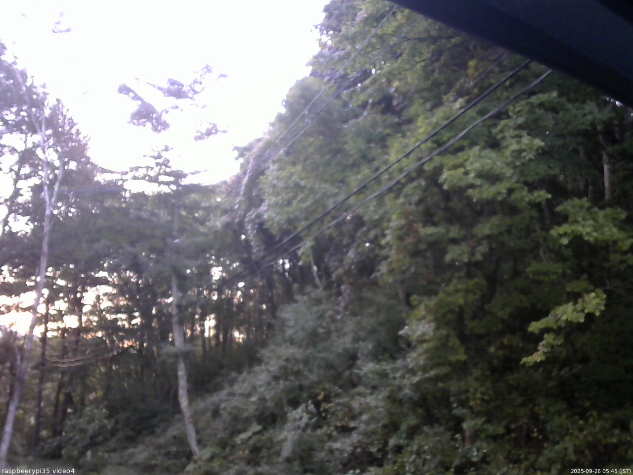 長野県菅平高原 ゆたか山荘 東側上空 2025/09/26 05:45