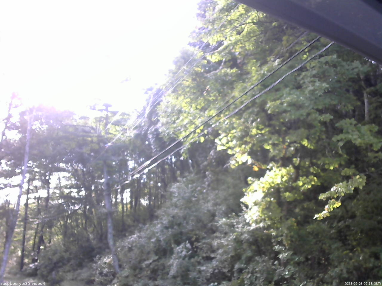 長野県菅平高原 ゆたか山荘 東側上空 2025/09/26 07:15