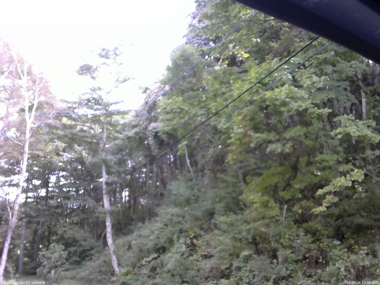 長野県菅平高原 ゆたか山荘 東側上空 2025/09/26 13:00