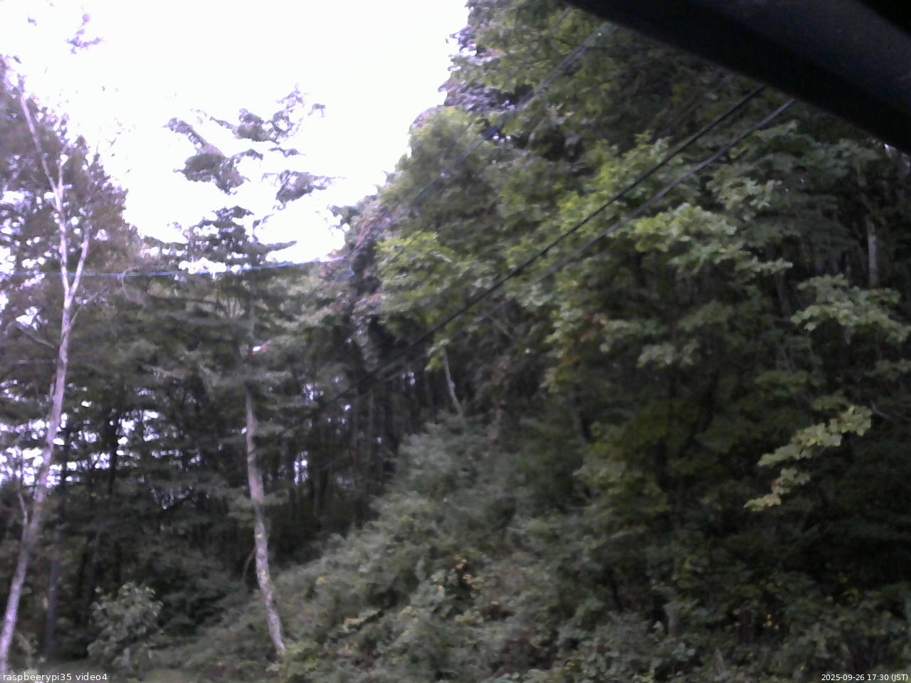 長野県菅平高原 ゆたか山荘 東側上空 2025/09/26 17:30