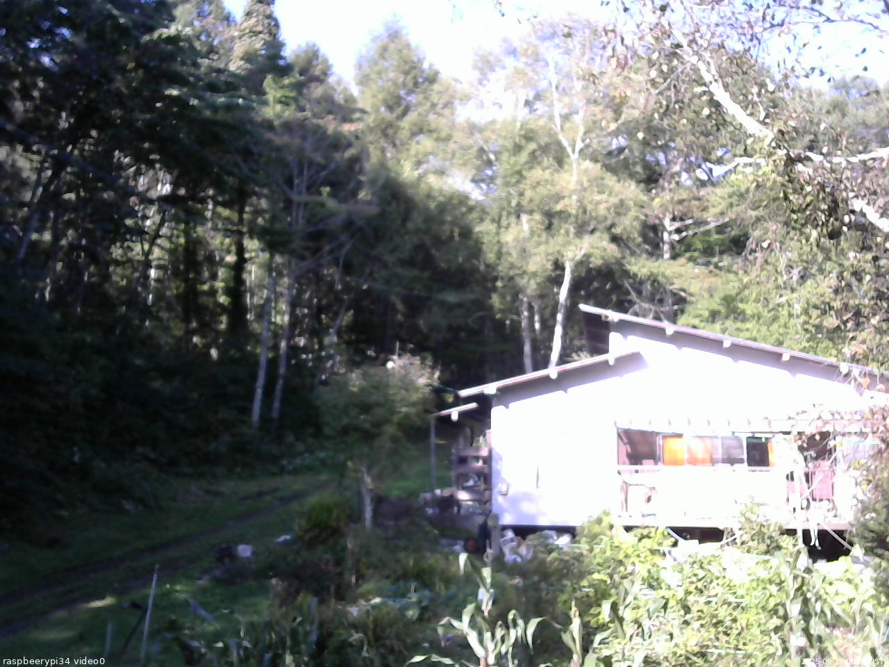 長野県菅平高原 ゆたか山荘 西側(坂上) 2025/09/27 08:00
