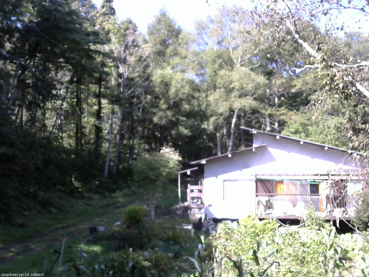 長野県菅平高原 ゆたか山荘 西側(坂上) 2025/09/27 09:30