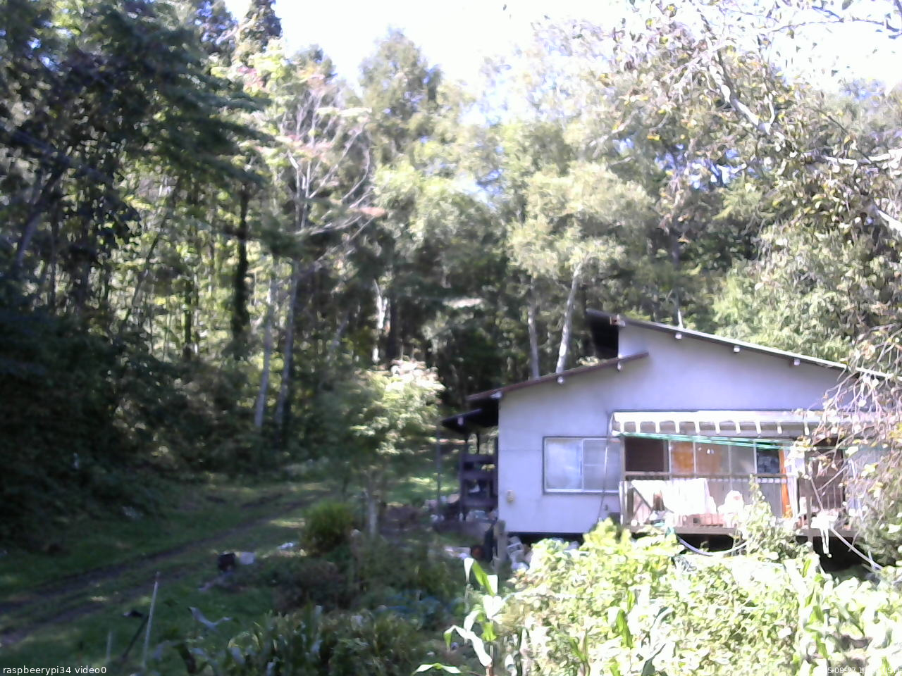 長野県菅平高原 ゆたか山荘 西側(坂上) 2025/09/27 11:00