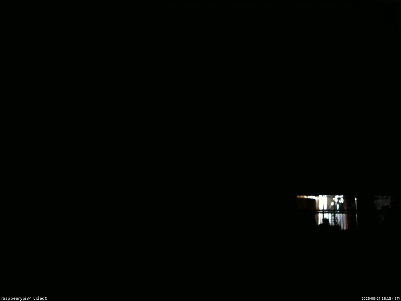 長野県菅平高原 ゆたか山荘 西側(坂上) 2025/09/27 18:15