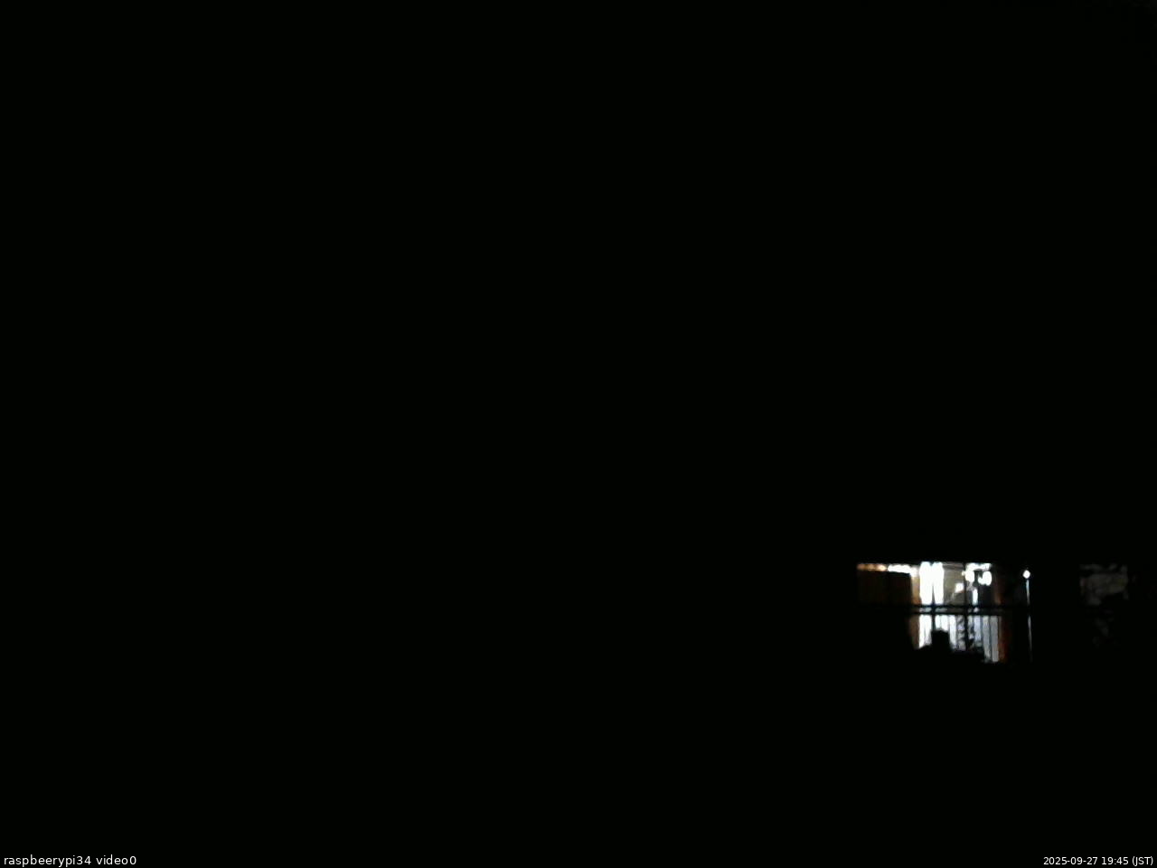 長野県菅平高原 ゆたか山荘 西側(坂上) 2025/09/27 19:45