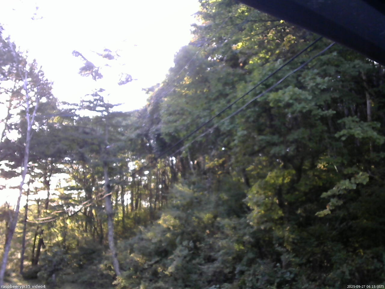 長野県菅平高原 ゆたか山荘 東側上空 2025/09/27 06:15