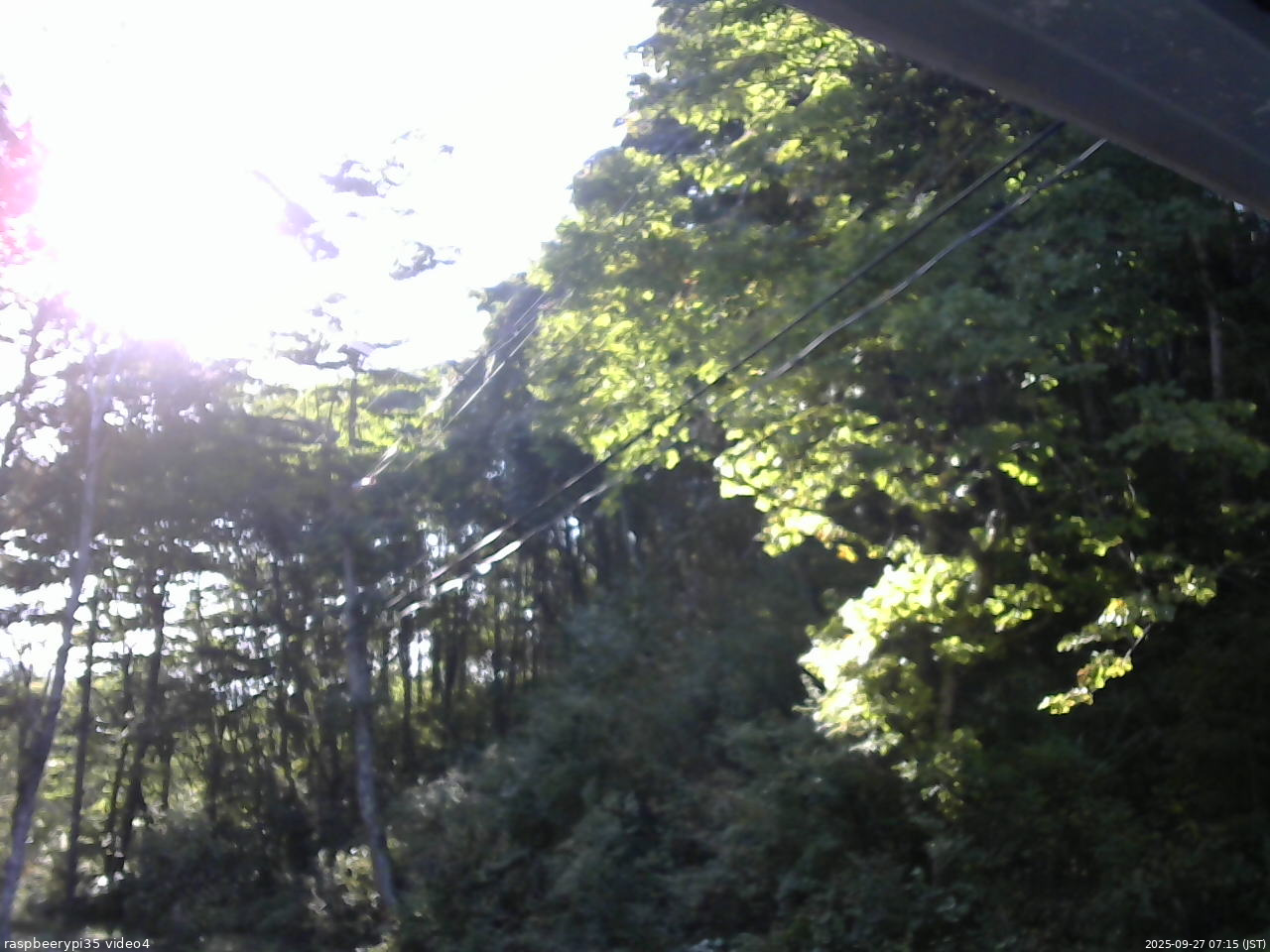 長野県菅平高原 ゆたか山荘 東側上空 2025/09/27 07:15