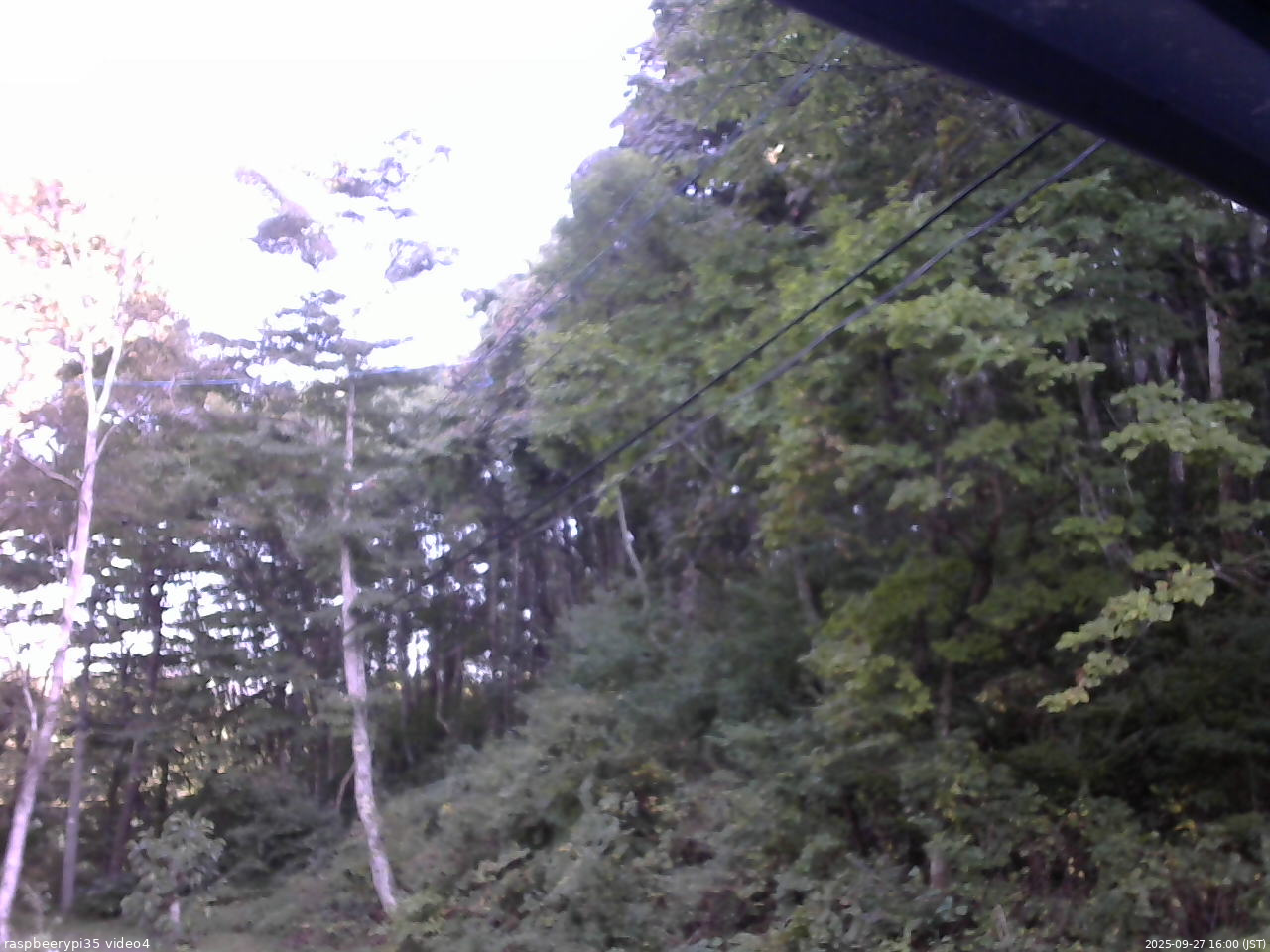 長野県菅平高原 ゆたか山荘 東側上空 2025/09/27 16:00