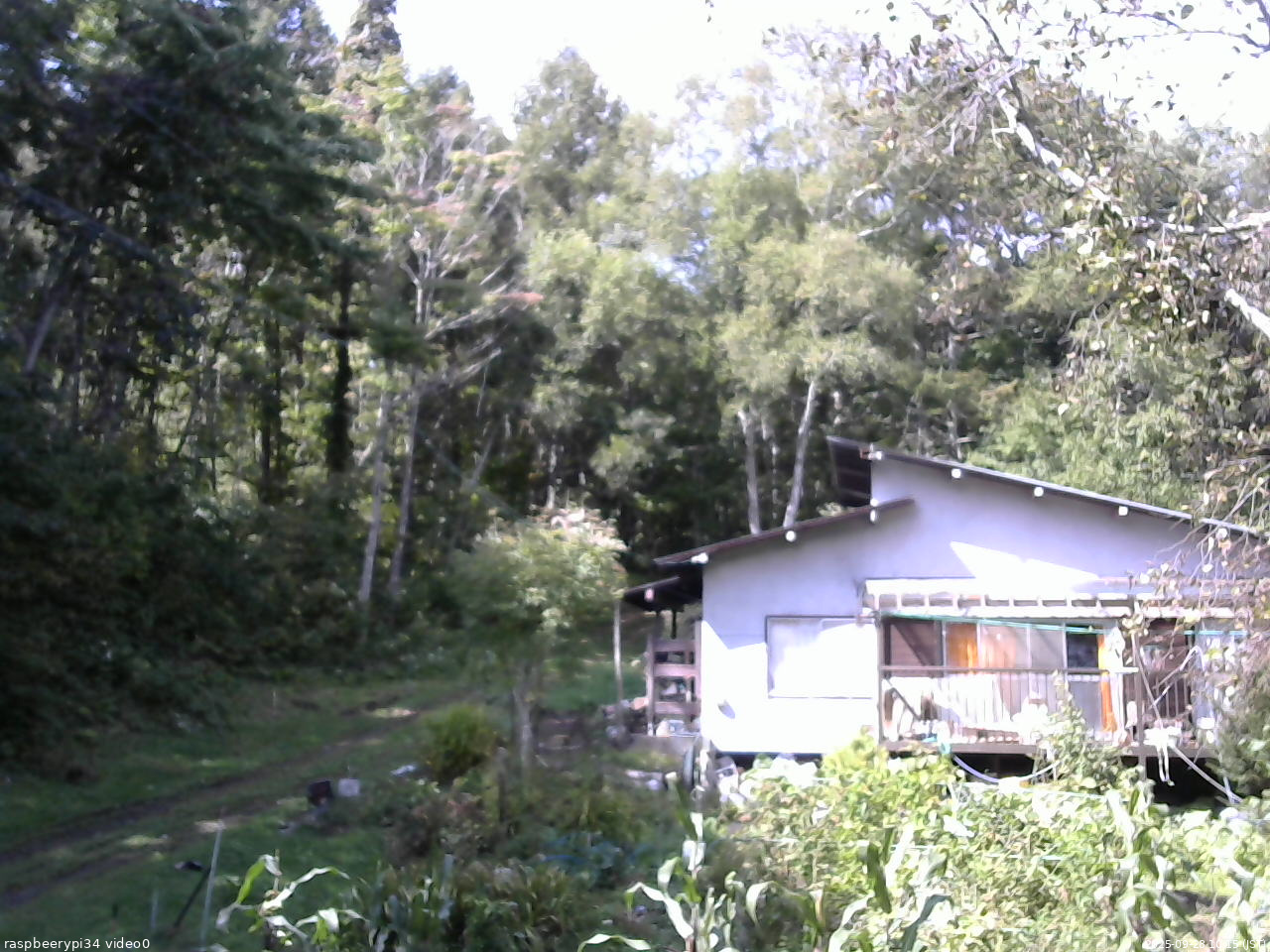 長野県菅平高原 ゆたか山荘 西側(坂上) 2025/09/28 10:15