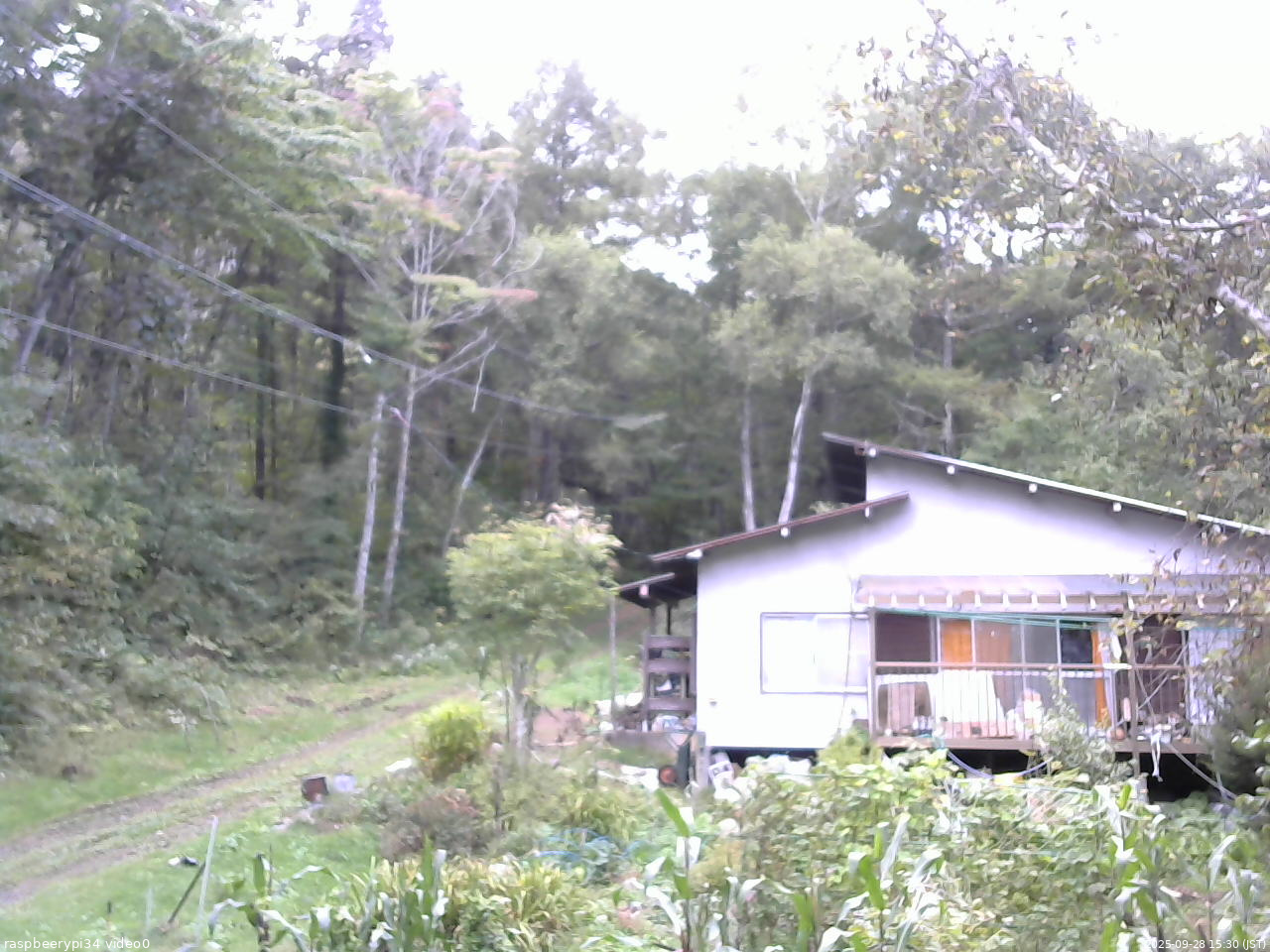 長野県菅平高原 ゆたか山荘 西側(坂上) 2025/09/28 15:30
