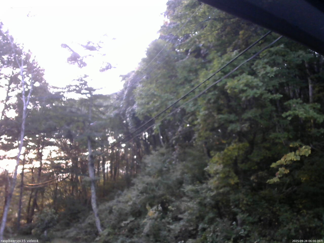 長野県菅平高原 ゆたか山荘 東側上空 2025/09/28 06:00