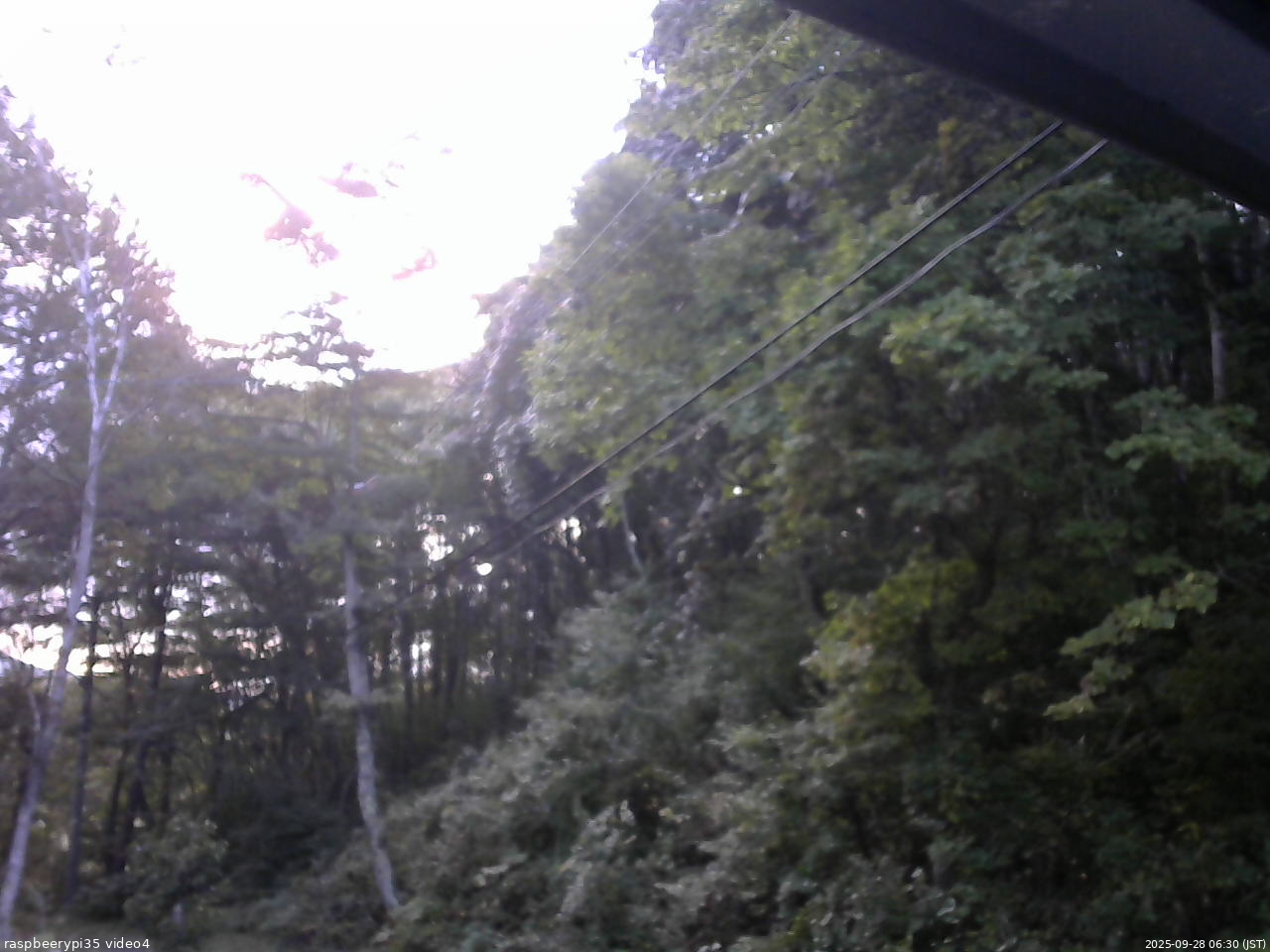 長野県菅平高原 ゆたか山荘 東側上空 2025/09/28 06:30