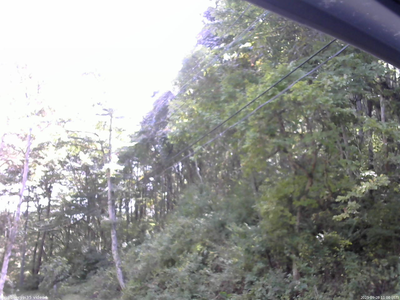 長野県菅平高原 ゆたか山荘 東側上空 2025/09/28 11:00