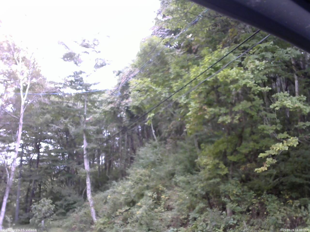 長野県菅平高原 ゆたか山荘 東側上空 2025/09/28 16:00