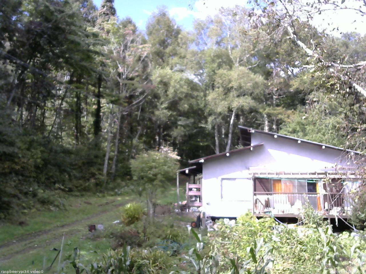 長野県菅平高原 ゆたか山荘 西側(坂上) 2025/09/29 09:45
