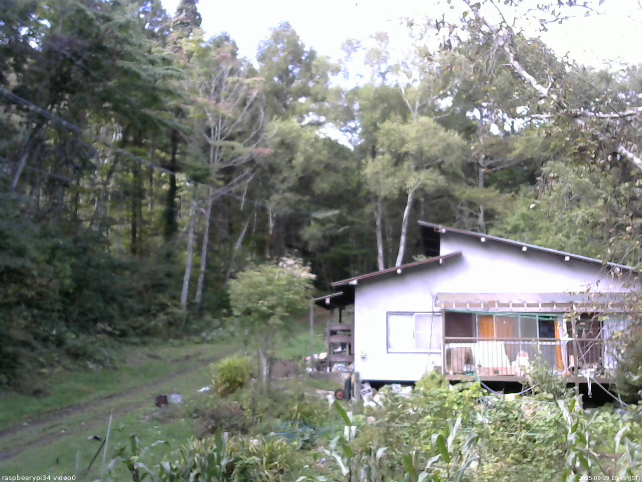 長野県菅平高原 ゆたか山荘 西側(坂上) 2025/09/29 10:45