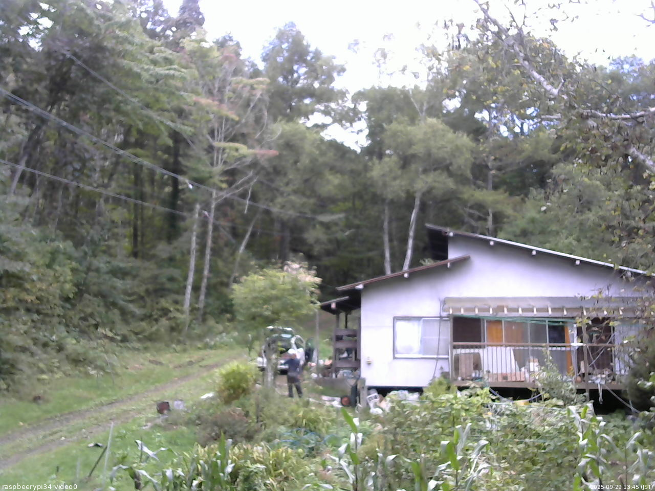 長野県菅平高原 ゆたか山荘 西側(坂上) 2025/09/29 13:45