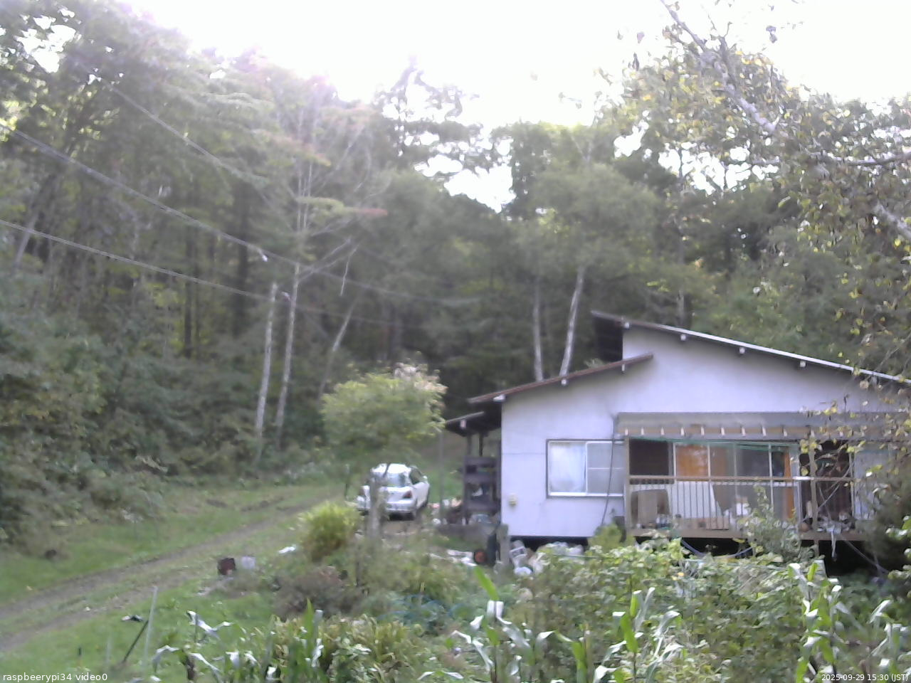長野県菅平高原 ゆたか山荘 西側(坂上) 2025/09/29 15:30