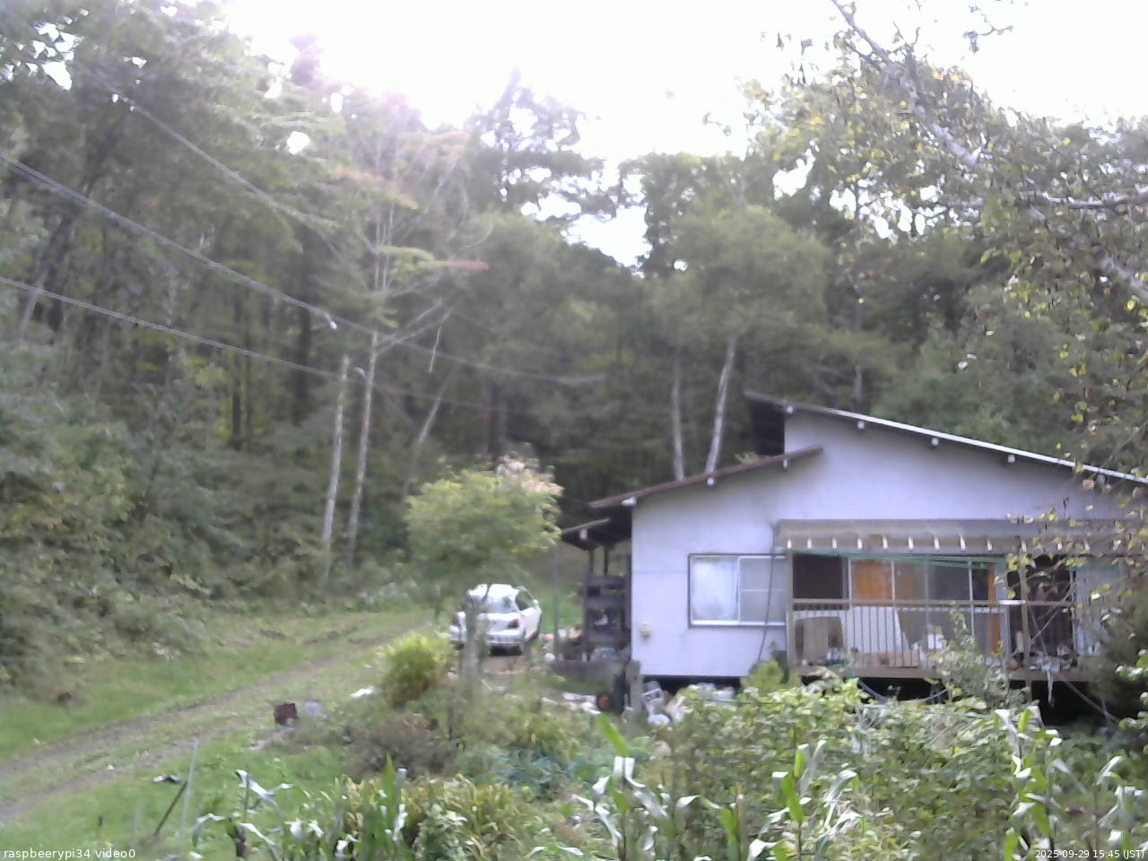 長野県菅平高原 ゆたか山荘 西側(坂上) 2025/09/29 15:45