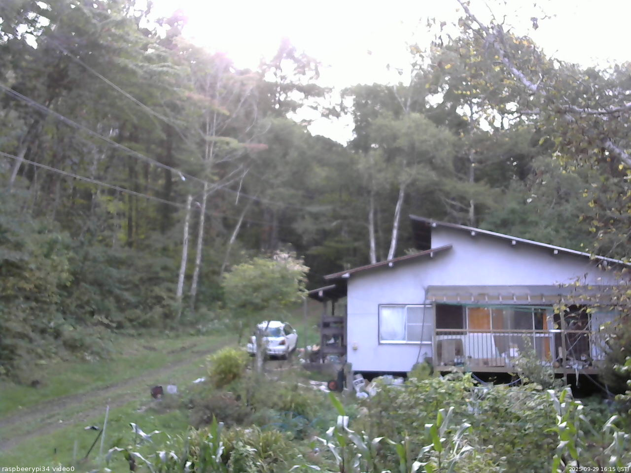 長野県菅平高原 ゆたか山荘 西側(坂上) 2025/09/29 16:15