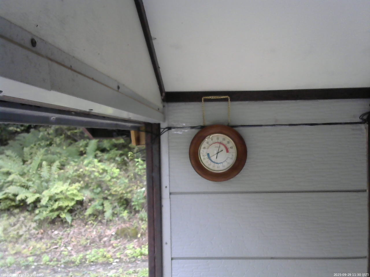 長野県菅平高原 ゆたか山荘 温度計 2025/09/29 11:30