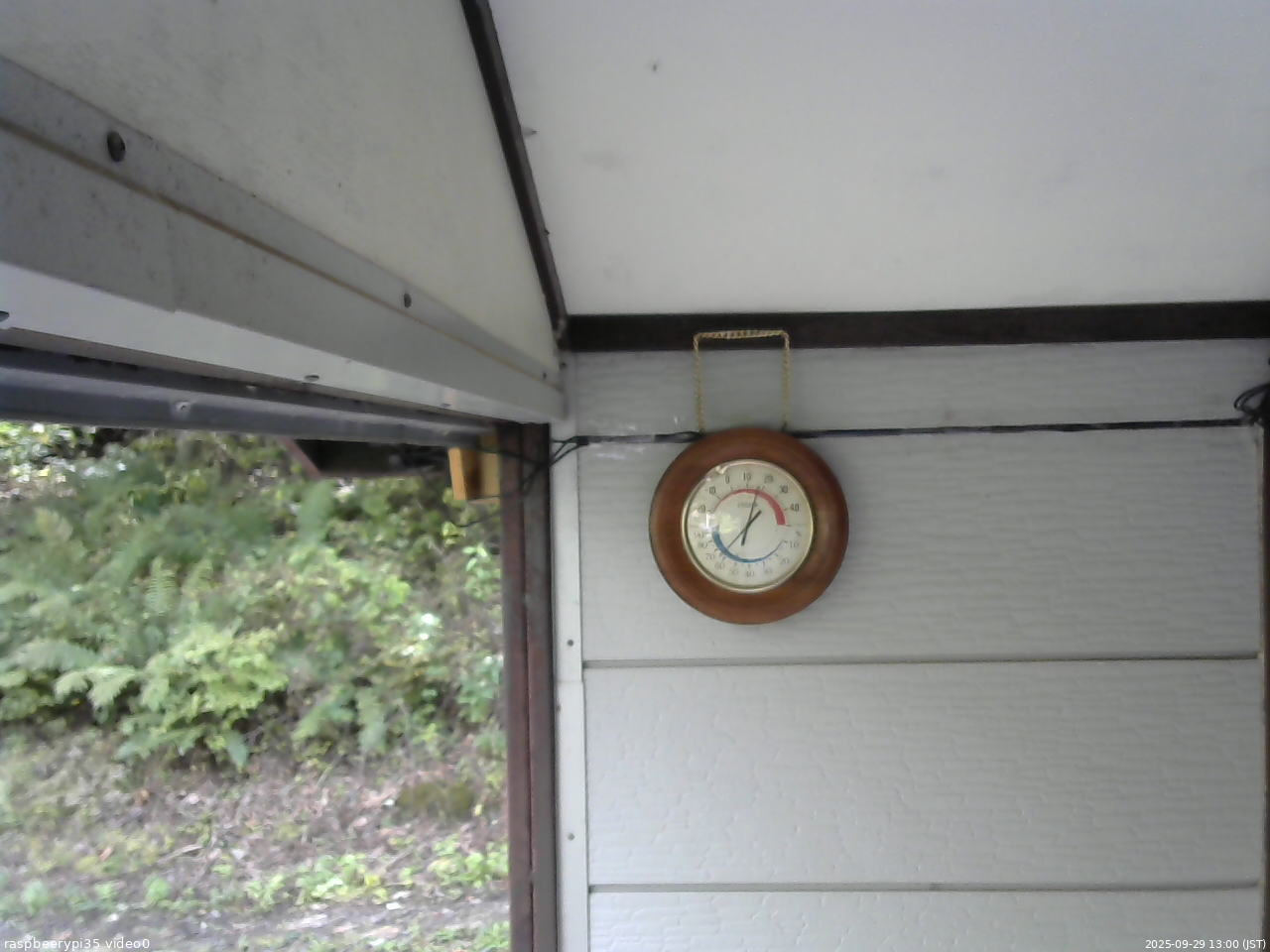 長野県菅平高原 ゆたか山荘 温度計 2025/09/29 13:00