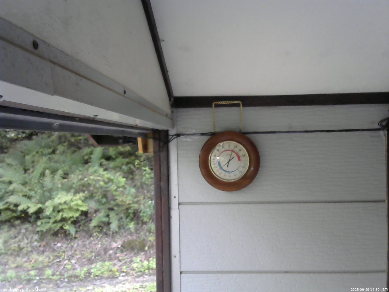 長野県菅平高原 ゆたか山荘 温度計 2025/09/29 14:30