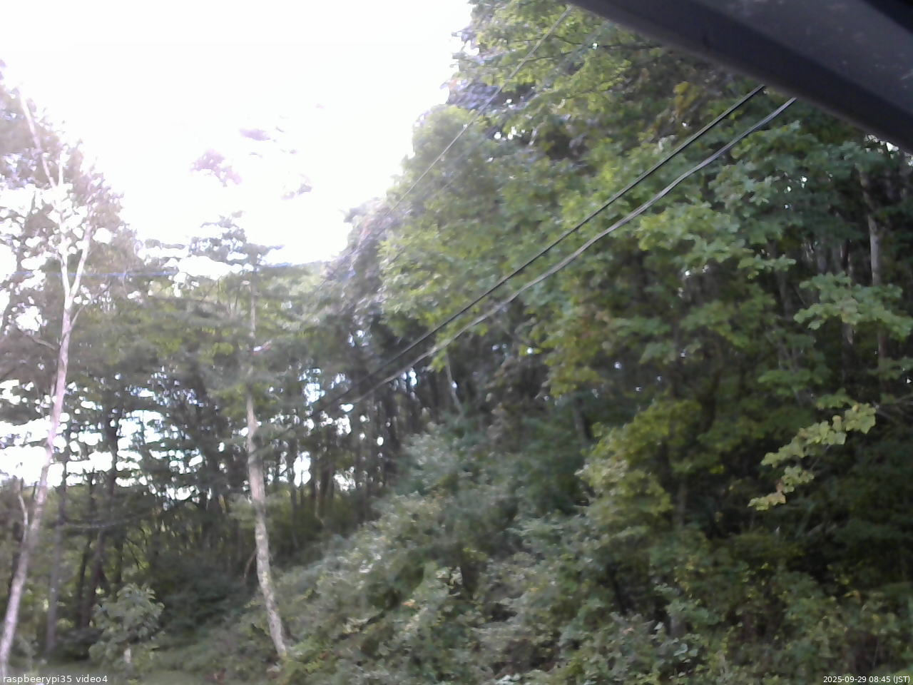 長野県菅平高原 ゆたか山荘 東側上空 2025/09/29 08:45