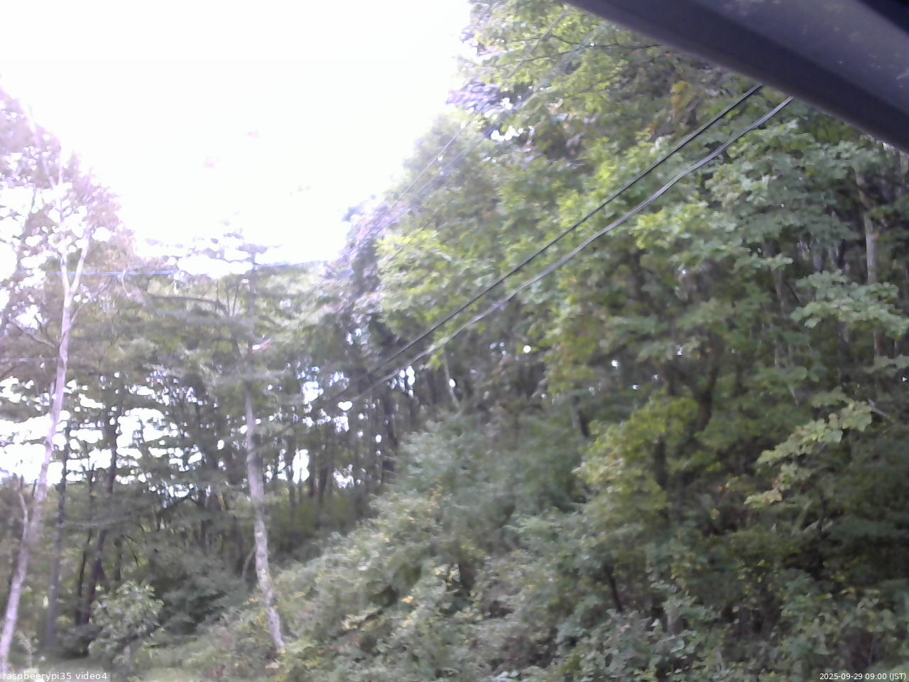 長野県菅平高原 ゆたか山荘 東側上空 2025/09/29 09:00